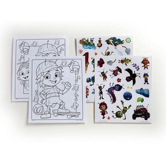 Crayola Beat Bugs Color & Sticker Book, Gift for Kids, 32 pg Activity Book New - Picture 3 of 8